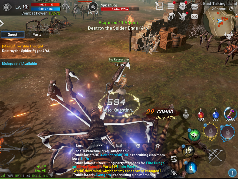 The screen’s a bit cluttered, but it’s pretty.